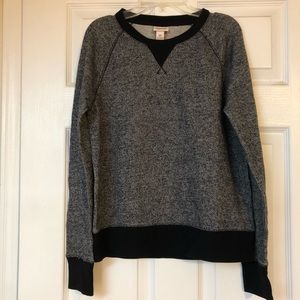 New Mossimo Sweatshirt Sweater XS Grey Black